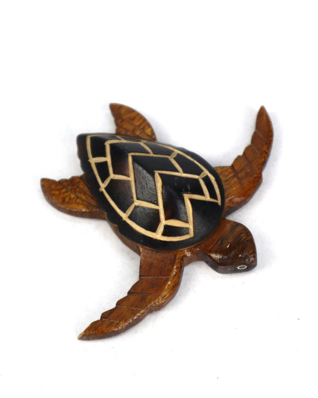 Wood Turtle Magnet 2"