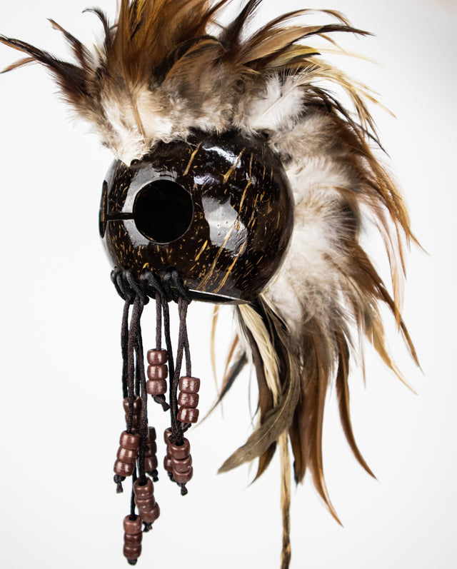 Coco Warrior Helmet with Beads