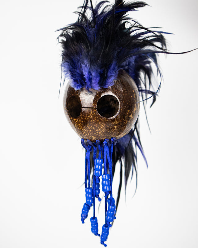 Coco Warrior Helmet with Beads