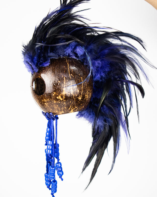 Coco Warrior Helmet with Beads