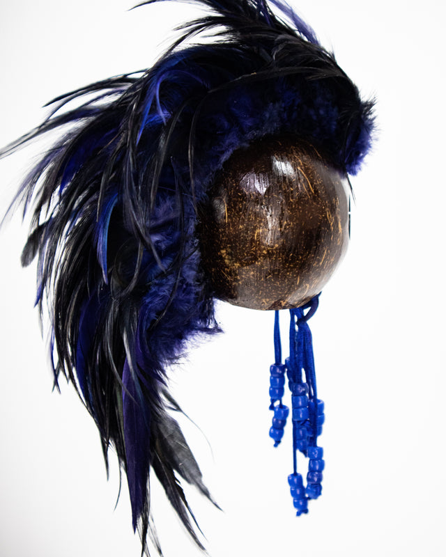 Coco Warrior Helmet with Beads